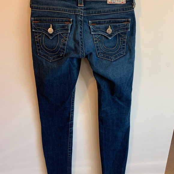Womens Size 27 Julie True Religion Jeans Waist 29.5 inches (Size 4) - Picture 2 of 10